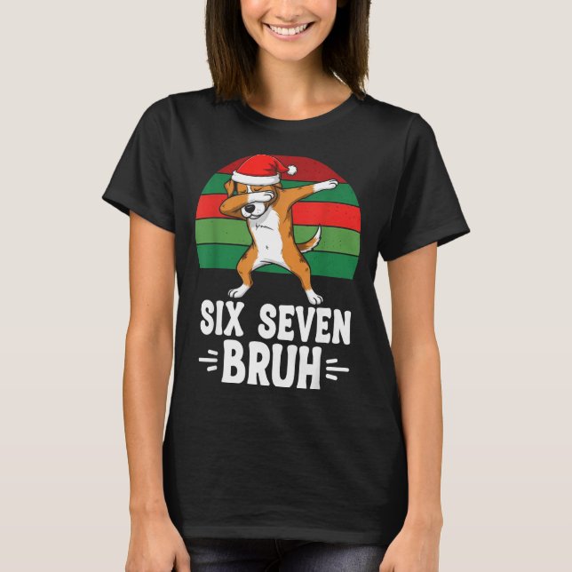 Camiseta 67 Christmas Funny 67 Brainrot Youth Kids Dog 67  (Anverso)