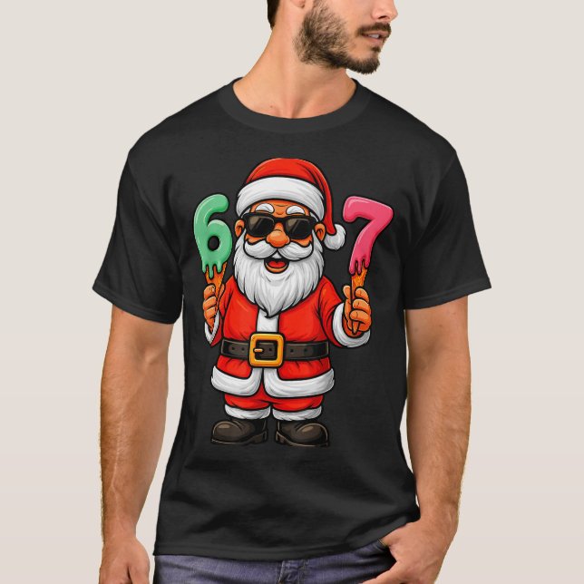 Camiseta 67 Christmas Funny Six Seven Ice Cream Meme 67 Chr (Anverso)