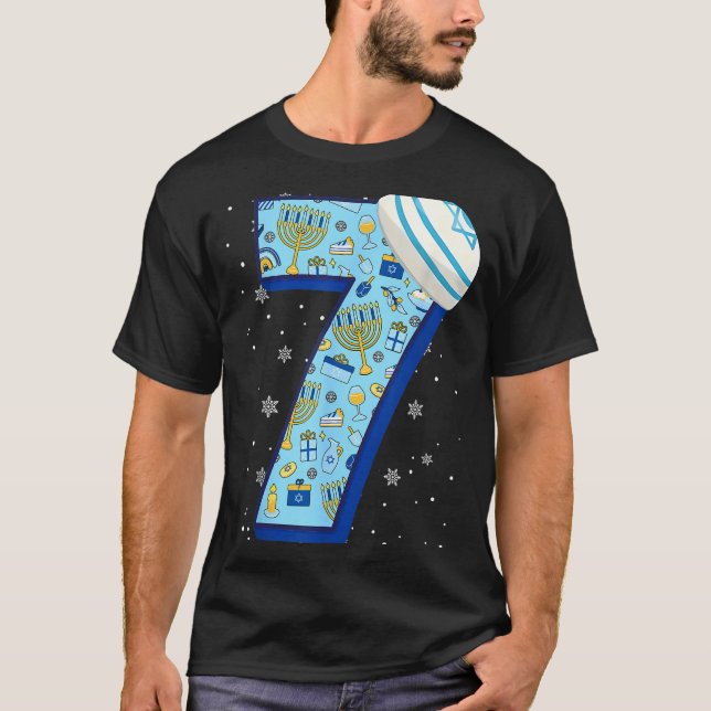 Camiseta 67 Couple Hanukkah Matching Six Seven Meme Jewish  (Anverso)