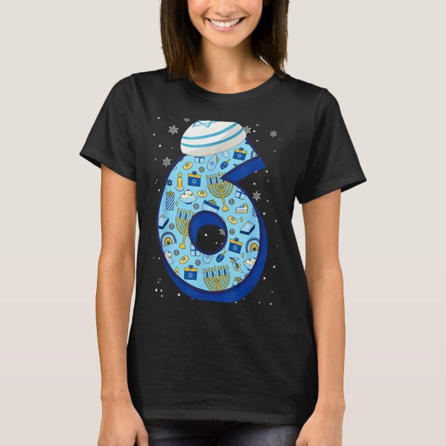 Camiseta 67 Couple Hanukkah Matching Six Seven Meme Jewish  (Anverso)