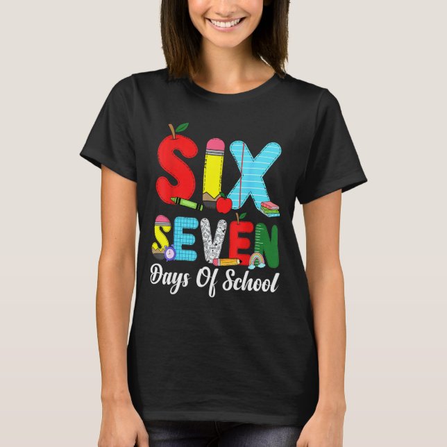 Camiseta 67 Days Of School Shirt Teacher Kids Funny 67 Meme (Anverso)