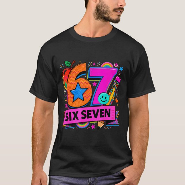Camiseta 67 Days School 67 Six Seven Funny 67 Teachers Stud (Anverso)