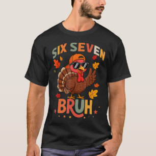 Camiseta 67 Día de Acción de Gracias Divertido Seis Siete M