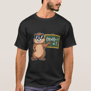 Camiseta 67 Día de la marmota 6-7 Meme Profesor de matemáti