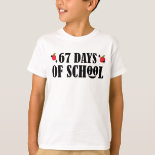 Camiseta 67 Días De Colegio Divertido Seis Siete Meme