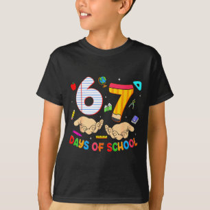 Camiseta 67 Días De Escuela 67 Funny Six Seven Meme 6-7 