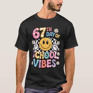 Camiseta 67 Días De Escuela Meme 100th Día De Escuela Vibra