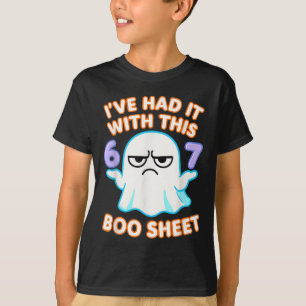 Camiseta 67 Disfraz de Halloween Boo Sheet 6 7 Meme Seis Si