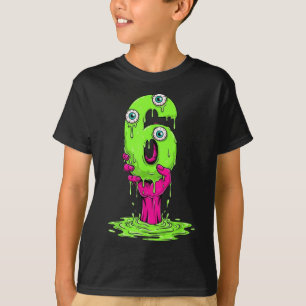 Camiseta 67 Disfraz de Halloween Número 6 Seis Meme Diverti