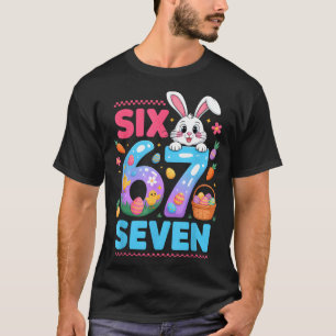 Camiseta 67 divertido meme de conejo lindo de seis siete ge