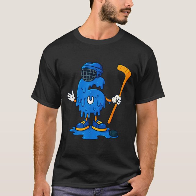 Camiseta 67 Drip Ice Cream Hockey Player  (Anverso)