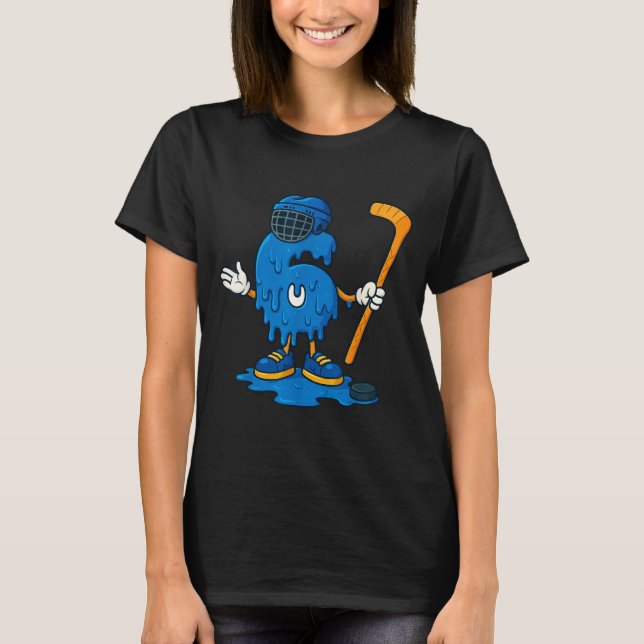 Camiseta 67 Drip Ice Cream Hockey Player  (Anverso)