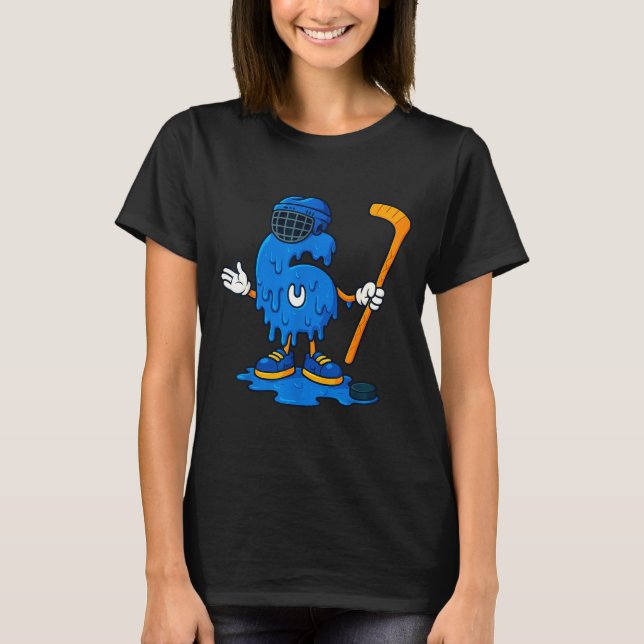 Camiseta 67 Drip Ice Cream Hockey Player  (Anverso)