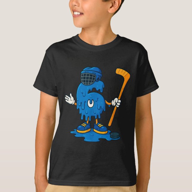 Camiseta 67 Drip Ice Cream Hockey Player  (Anverso)