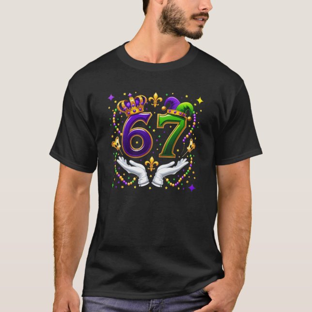 Camiseta 67 Equipo de Carnaval de Mardi Gras (Anverso)