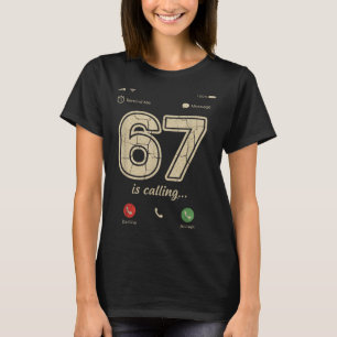 Camiseta 67 está llamando divertido meme de jerga Gen Z pan