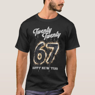 Camiseta 67 Feliz Nochevieja Seis Siete Divertido 2026 Cere