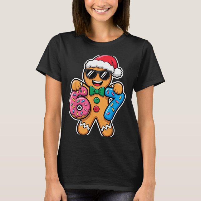 Camiseta 67 Funny Christmas Boys Kids Xmas Six Seven Ginger (Anverso)