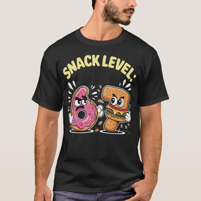 Camiseta 67 Funny Donut  Burger Six Seven Meme Food Lover H (Anverso)