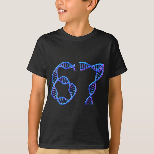 Camiseta 67 Funny Number Meme Dna Replication Molecular Bio (Anverso)