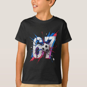 Camiseta 67 Fútbol Golpe Número Sesenta Y Siete Impacto Cum