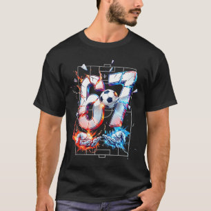 Camiseta 67 Fútbol Seis Siete Fútbol 6 7 Niños Niñas Divers