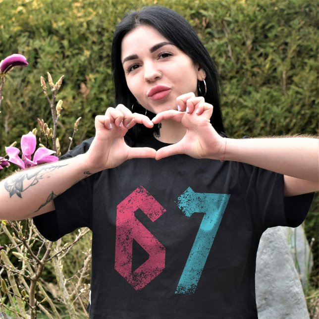 Camiseta 67 Gracioso Meme Seis Siete Gen Alpha (Subido por el creador)