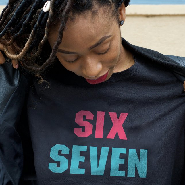 Camiseta 67 Gracioso Meme Seis Siete Gen Alpha (Subido por el creador)