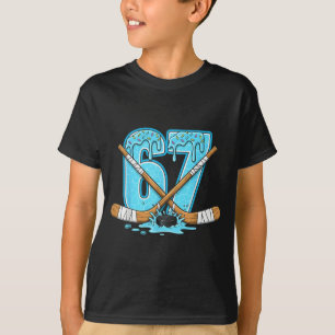 Camiseta 67 Helado Goteo Hockey Gen Alpha Jerga Seis Siete