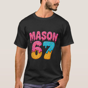 Camiseta 67 Helado Goteo Meme Divertido Seis Siete Gen Alfa