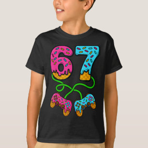 Camiseta 67 Helado Goteo Meme Jugador Seis Siete Gen Alfa S