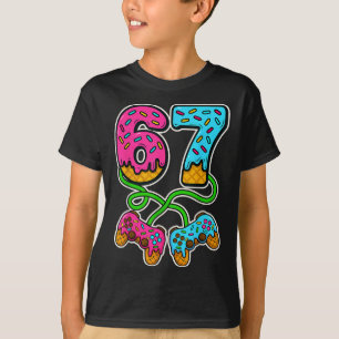Camiseta 67 Helado Goteo Meme Jugador Seis Siete Gen Alfa S