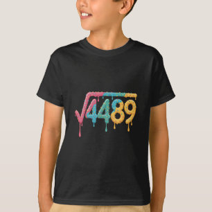Camiseta 67 Helado Goteo Meme Raíz Cuadrada 4489 Argot Mate