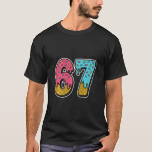 Camiseta 67 Helado Goteo Meme Seis Siete Argot Gen Alpha (