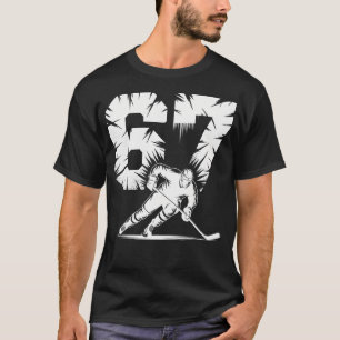 Camiseta 67 Hockey Cool Six Seven Gen Alpha Slang Invierno