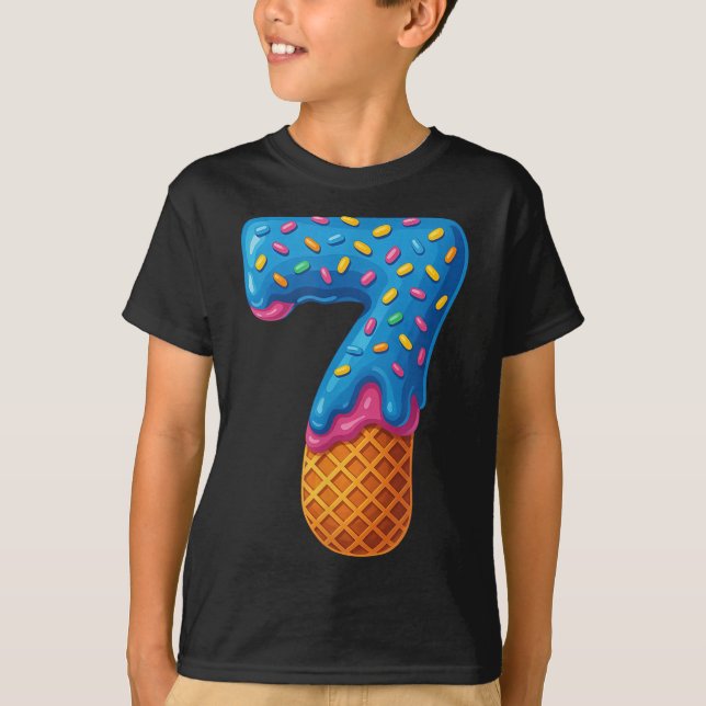 Camiseta 67 Ice Cream Drip Meme Funny Six Seven Gen-alpha C (Anverso)