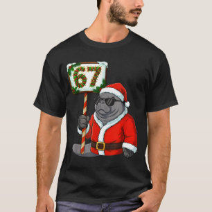 Camiseta 67 Manatí Navidad Seis Siete Meme Deterioro Mental