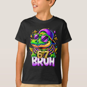 Camiseta 67 Mardi Gras Cocodrilo Mardigator Seis Siete Herm
