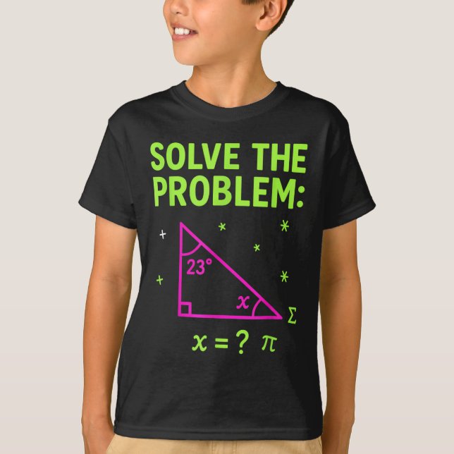 Camiseta 67 Math Meme Solve The Problem Funny Teachers Stud (Anverso)