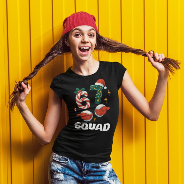 Camiseta 67 Meme 6-7 Squad Navidad (Subido por el creador)