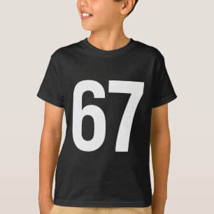 Camiseta 67 Meme Alfa Gen-z Aura Energía Estilo 