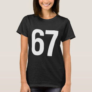 Camiseta 67 Meme Alfa Gen-z Aura Estilo Energía