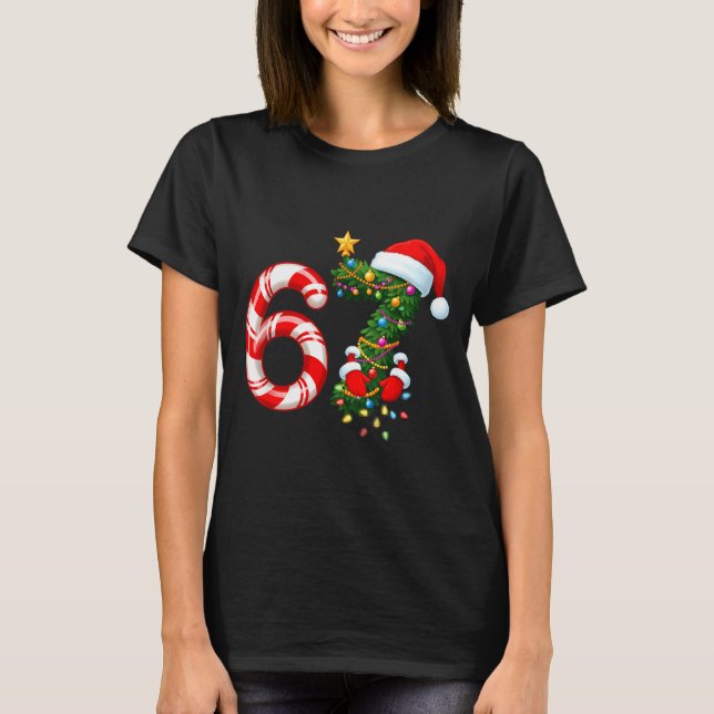 Camiseta 67 Meme Christmas Six Seven Xmas Men Women Boys Gi (Anverso)