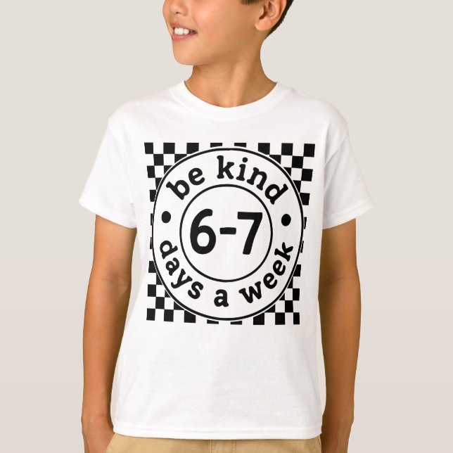 Camiseta 67 Meme, dabbing, 6 7 Números, Seis Siete Bruh, 6º (Anverso)