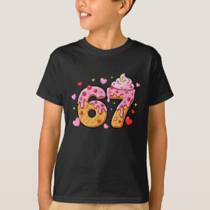 Camiseta 67 Meme de goteo de helado Seis Siete 6 7 Día de S