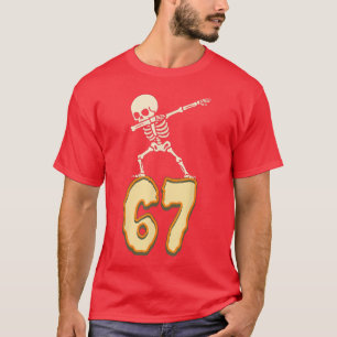 Camiseta 67 Meme de Halloween 6 7 Números Seis Siete Divert