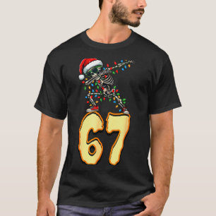 Camiseta 67 Meme de Halloween 6 7 Números Seis Siete Niños