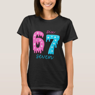 Camiseta 67 Meme de helado goteando Disfraz de pareja para