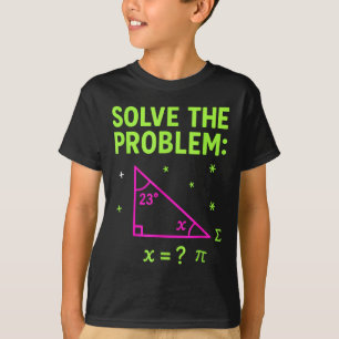 Camiseta 67 Meme De Matemáticas Resuelve El Problema Divert