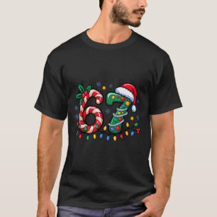 Camiseta 67 Meme de Navidad Seis Siete Xmas Divertido Chico